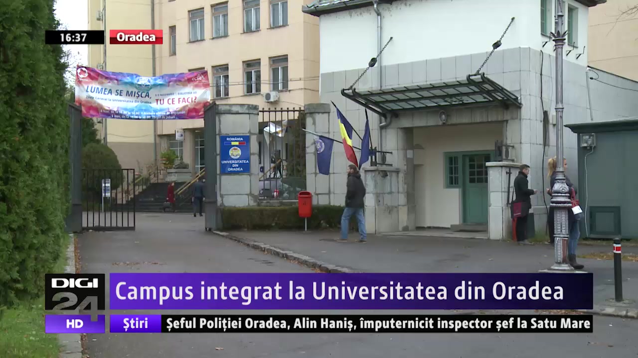 Campus integrat la Universitatea din Oradea | Digi24