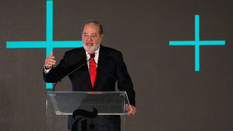 Carlos Slim pe scenă