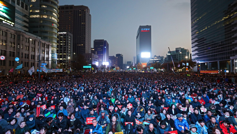 Anti-Park Rally Continues In Seoul