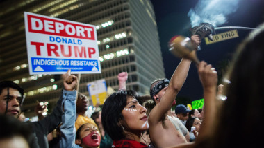 Protests Erupt Around Country Day After Donald Trump Elected President