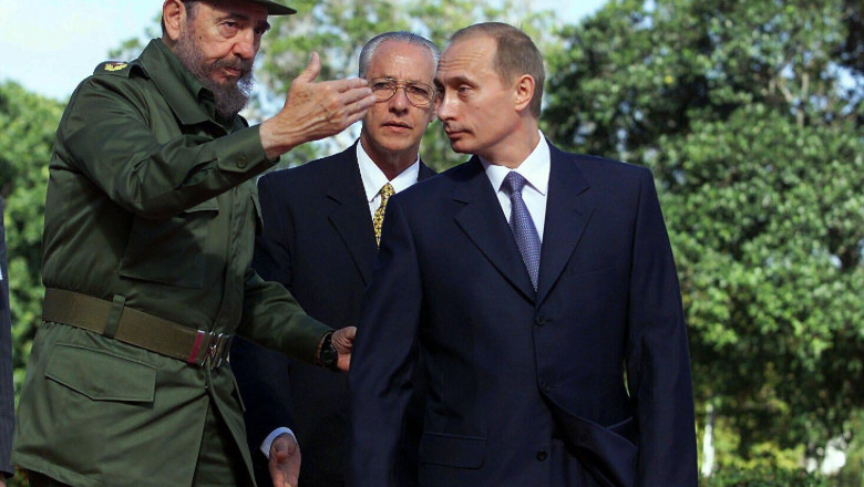 fidel castro si vladimir putin GettyImages-1319075