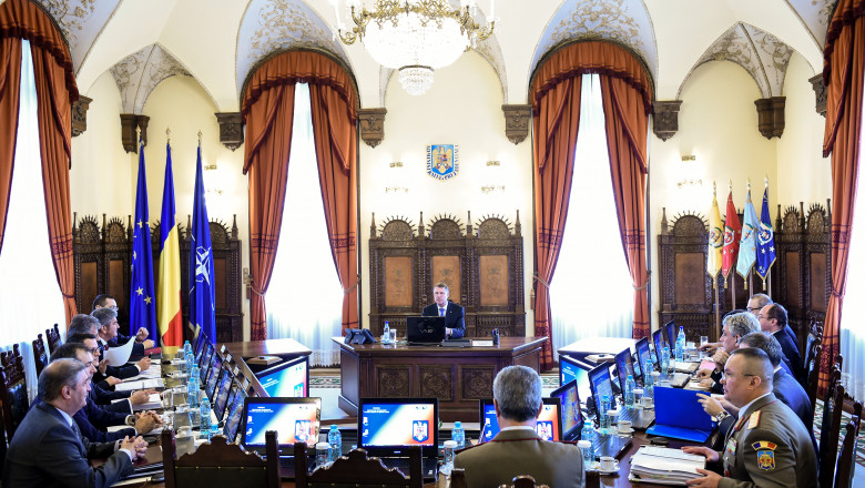 Sedinta Consiliului Suprem de Aparare a Tarii (CSAT), la Palatul Cotroceni.