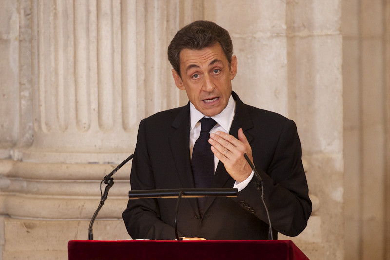Nicolas Sarkozy Honoured with the 'Toison de Oro' at The Royal Palace in Madrid