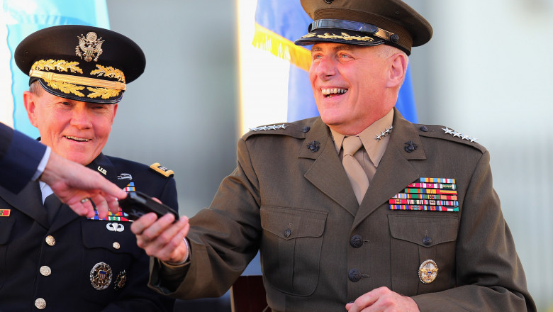 Panetta And Dempsey Attend SOUTHCOM Change Of Command Ceremony
