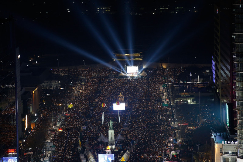Rally Against President Park Continues In Seoul