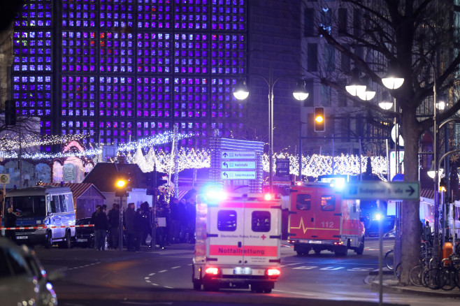 Lorry Drives Through Christmas Market In Berlin