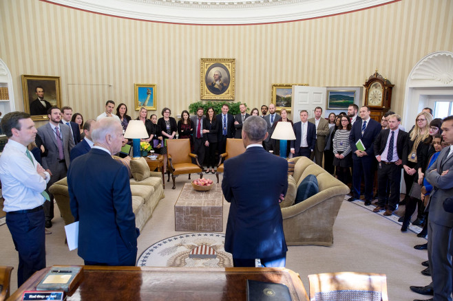 obama in dimineata dupa alegerile din sua pete souza