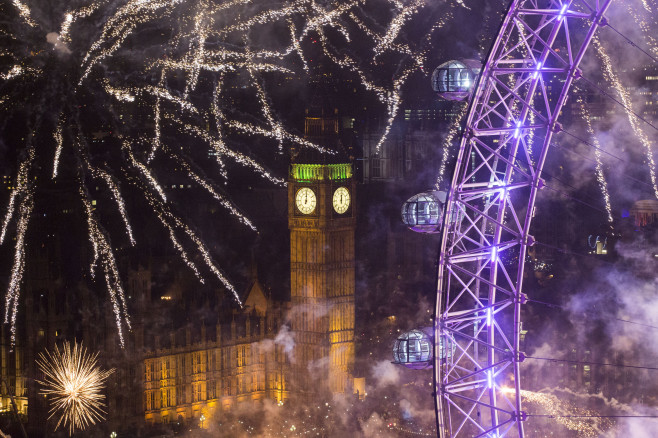 The New Year Is Celebrated In London