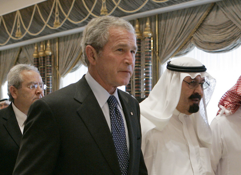 George W. Bush, King Abdullah