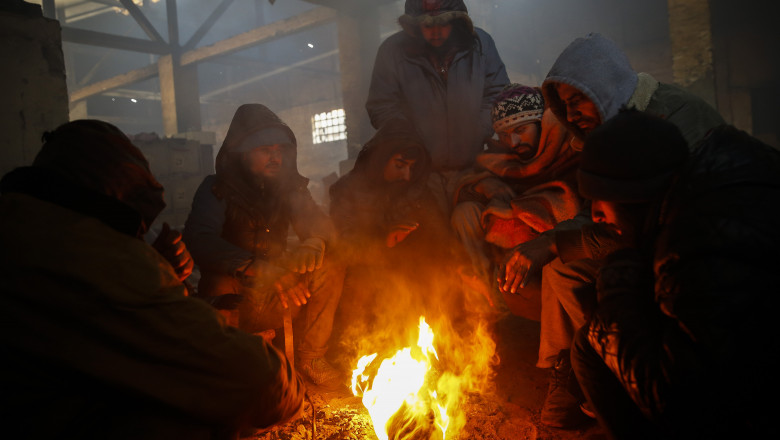 Migrants Trapped In Serbia Shelter In A Warehouse