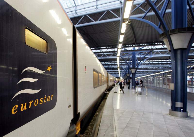 Eurostar in Brussels Midi Station