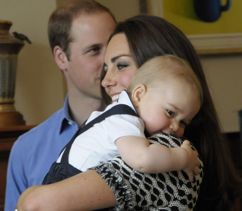 Printul William, ducesa de Cambridge si printul George - Guliver GettyImages