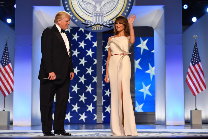 President Trump at the Freedom Ball Ball in Washington, D. C.