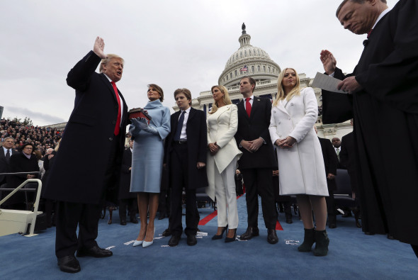 Donald Trump Is Sworn In As 45th President Of The United States