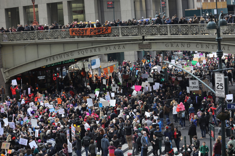 Women's March Held In New York City