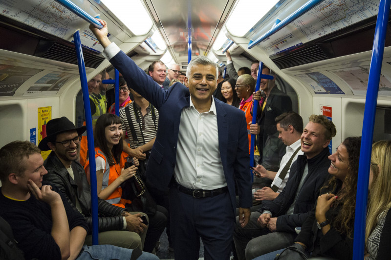 Historic Night For London Underground As Trains Run through The Night