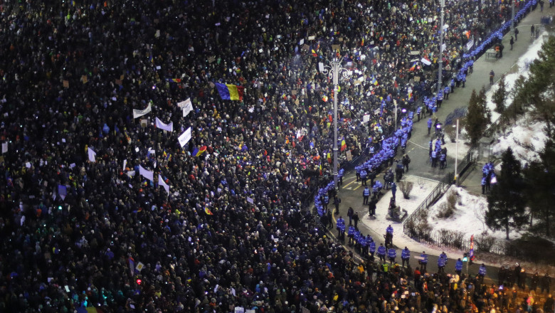 BUCURESTI - PROTEST - ORDONANTE