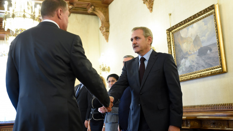 Klaus Iohannis Liviu Dragnea agerpres