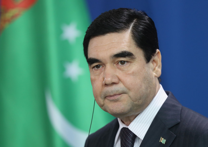 Turkmenistan President Berdymukhamedov Meets Angela Merkel