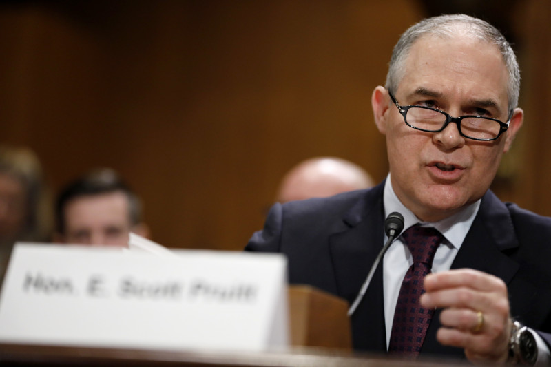 Senate Holds Confirmation Hearing For Scott Pruitt To Become EPA Administrator