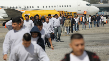 Deported Guatemalan Immigrants Arrive On ICE Flight from U.S