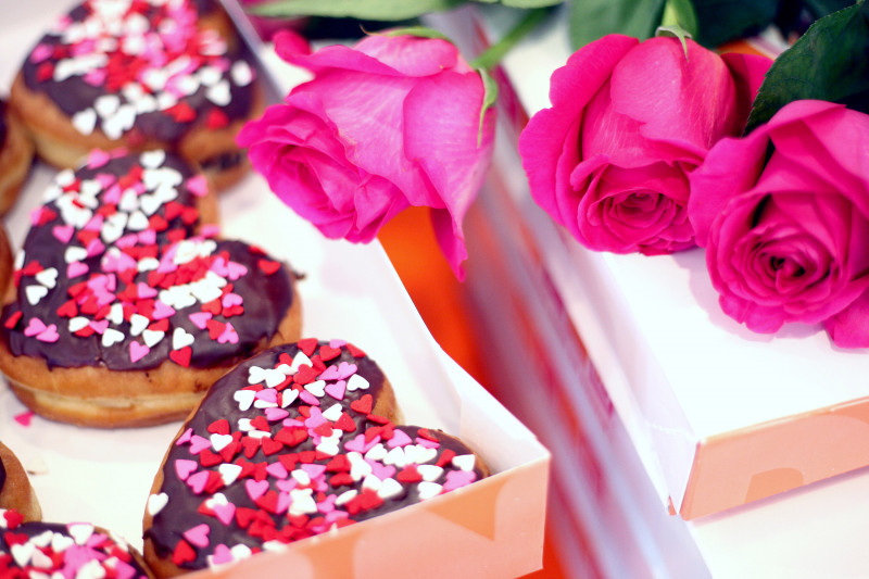 Kaitlyn Bristowe And Shawn Boothe Celebrate Their 1st Valentine's Day Together With Dunkin' Donuts Heart-Shaped Donuts