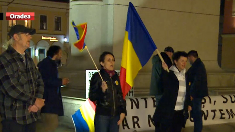 VO protest Oradea