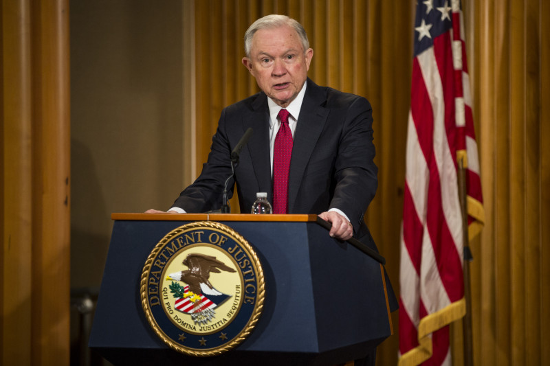 Jeff Sessions Addresses African American History Month Observation At Justice