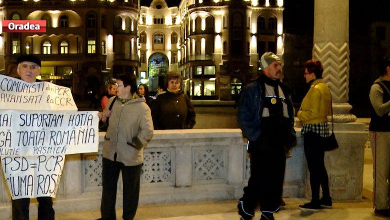 VO protest Oradea