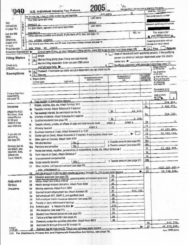 170315-donald-trump-tax return 2005