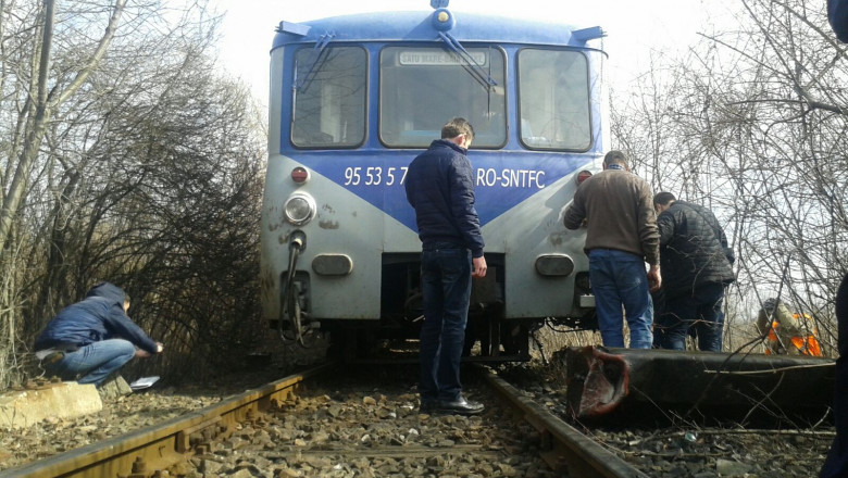 tren deraiat Baia Mare