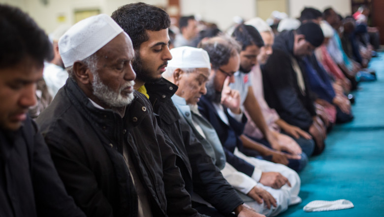 First Friday Prayers Of Ramadan At The East London Mosque