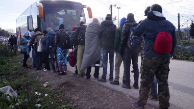 Migrants Return To Athens At Greece-Macedonia Border