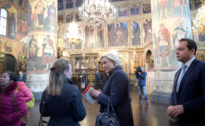 le pen la biserica moscova - kremlin.ru