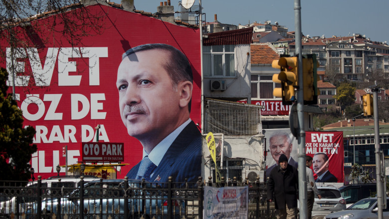 The Omnipresent Image Of President Erdogan As Turkey Faces Referendum