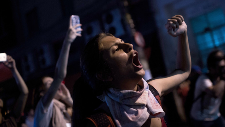 Protestors Rally In Sao Paulo As Presidential Impeachment Is Debated