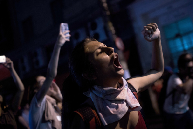 Protestors Rally In Sao Paulo As Presidential Impeachment Is Debated
