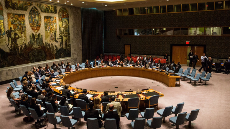 United Nations Security Council Meets On Middle East