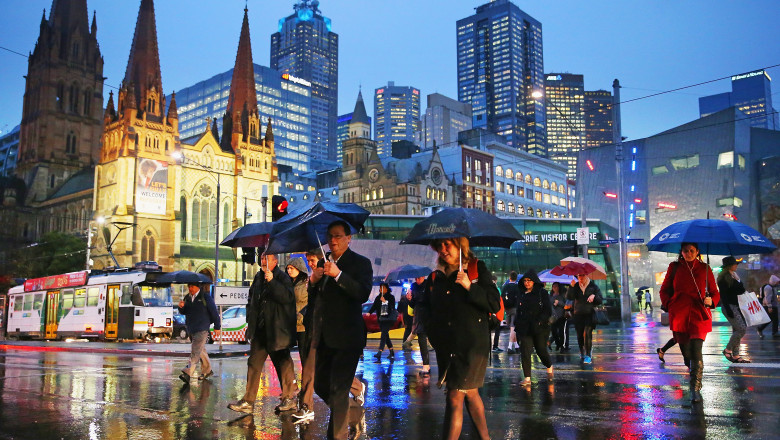 Wild Weather Hits Melbourne