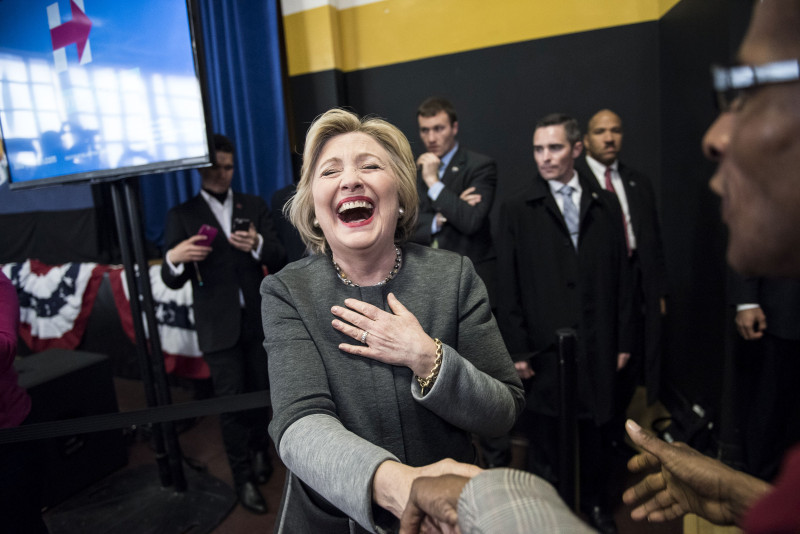 Hillary Clinton Hosts Women For Hillary Town Hall Meeting In Brooklyn, New York