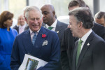 The Prince Of Wales Accompanies President And Mrs Santos To The Natural History Museum