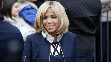 Presidential Candidate Emmanuel Macron Votes In Le Touquet