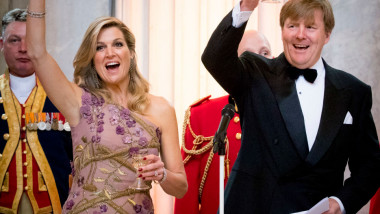 Festive Dinner And Public Opening Of Royal Palace To Mark King Willem-Alexander's 50th Birthday In Amsterdam
