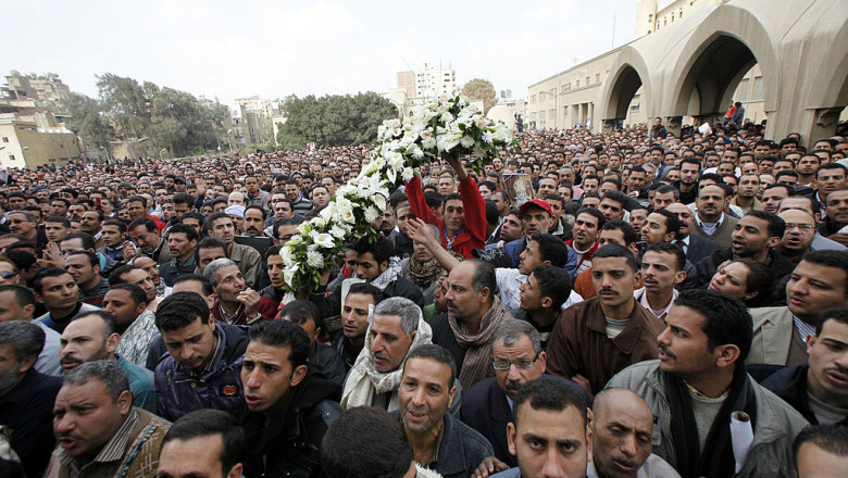 Funeral Held For Coptic Pope Shenouda In Cairo