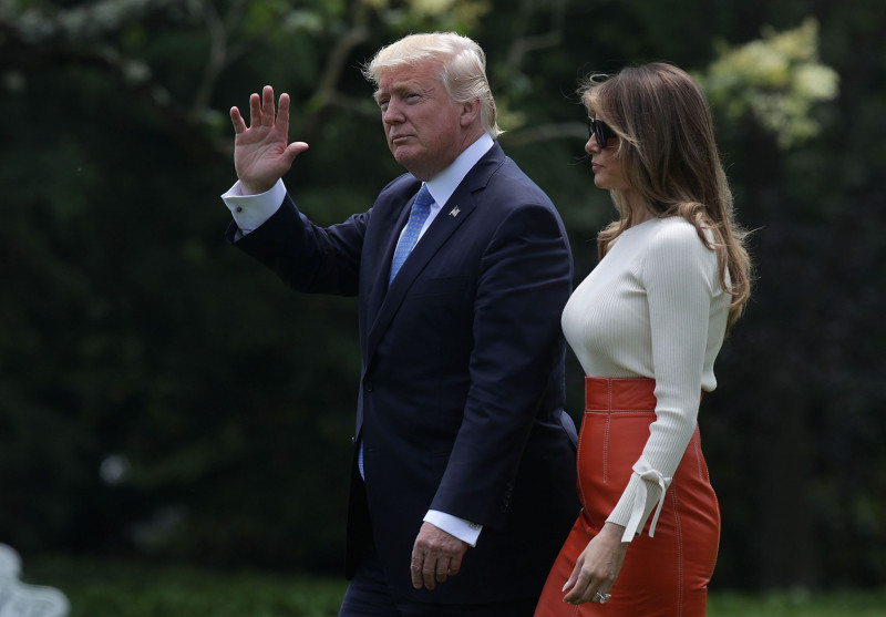 President Trump Departs White House For First Overseas Trip