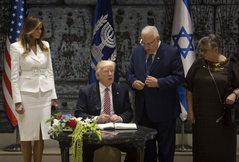 US President Donald Trump Meets Israeli President Reuven Rivlin