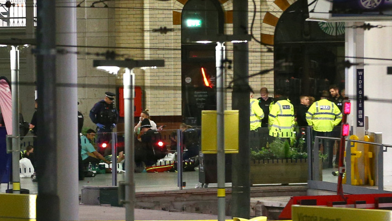 Police Respond To An Incident At Manchester Arena