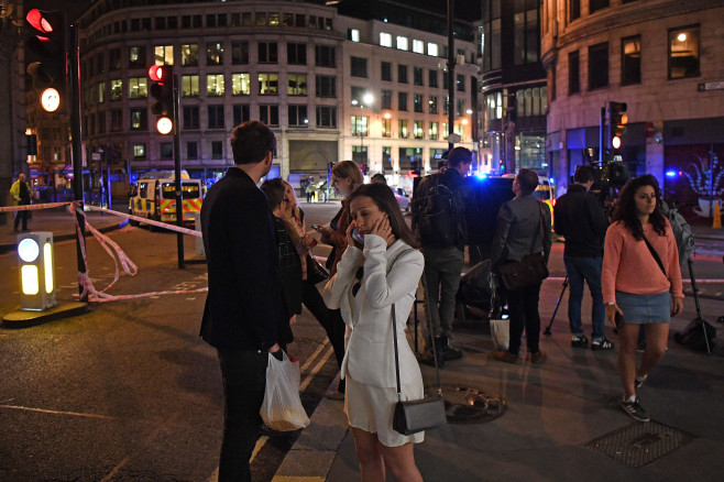 Police Attend Incident At London Bridge