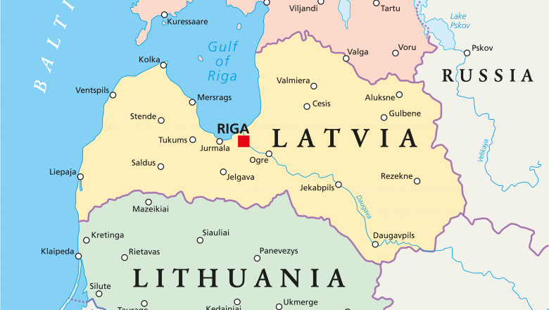 granita lituania rusia kaliningrad harta