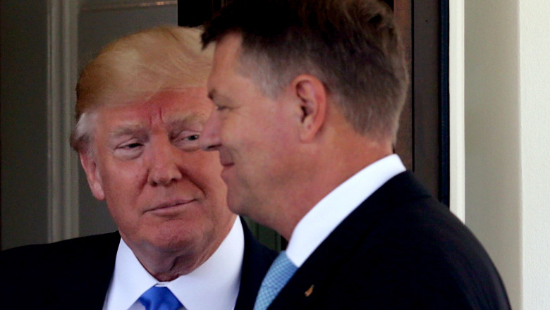 Trump Welcomes President Of Romania Klaus Iohannis To The White House